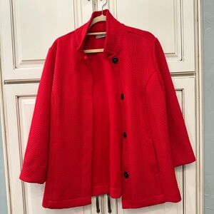 Women's Red Quilted Jacket